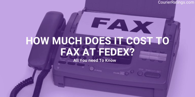 How Much Does It Cost To Fax At Fedex