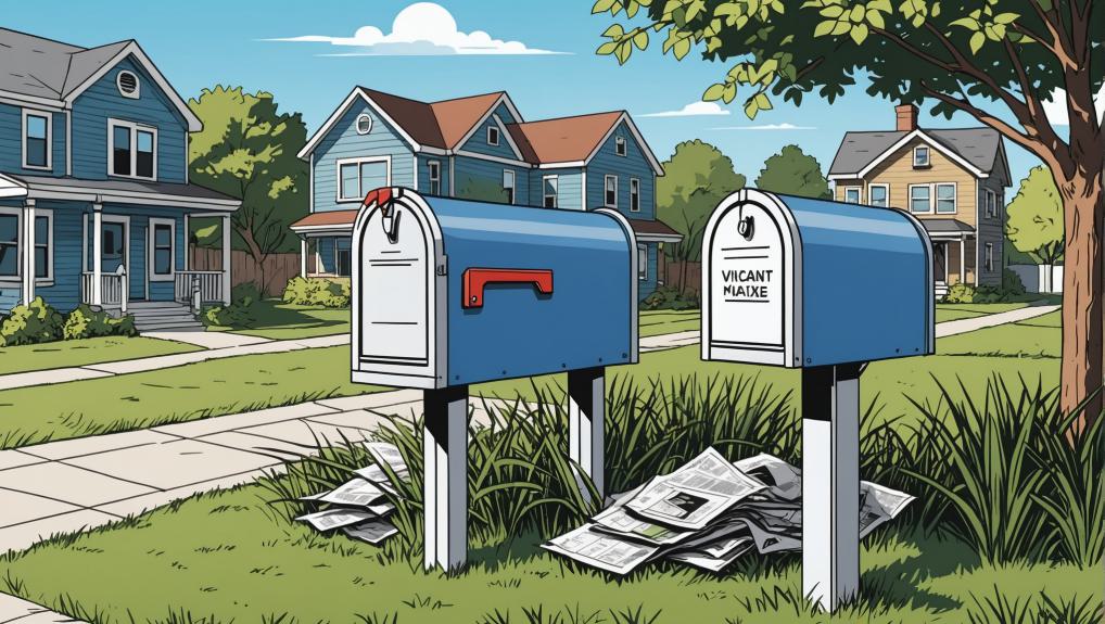 usps marking mailbox vacant